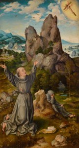 Joos van Cleve, Saint Francis Receiving the Stigmata