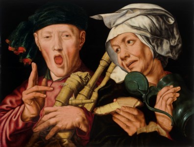 Jan Sander, The Bagpiper and Merry Wife