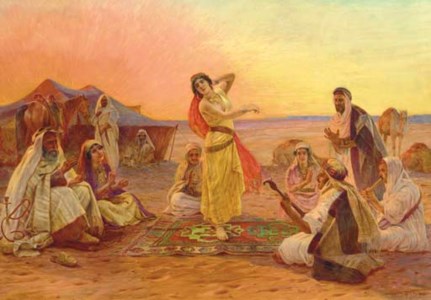The Dance at Sunset