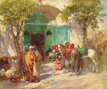 Frederick Arthur Bridgman, Outside the Mosque