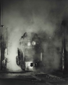 Washing J Class 605 at Schaffer's Crossing, Virginia, 1955