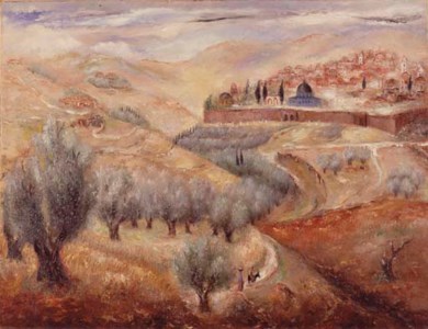 Reuven Rubin, Jerusalem seen from Mount Scopus