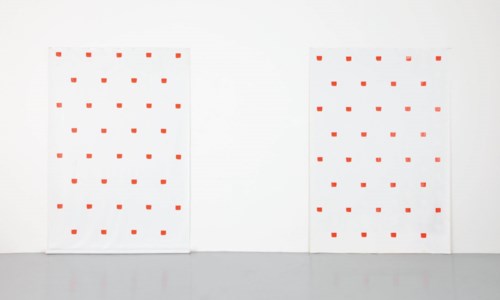 Empreintes sur Coton Plastifié (Toile Ciré) (Imprints on Oil Cloth)