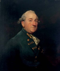 Portrait of an Admiral, bust-length, in a blue coat