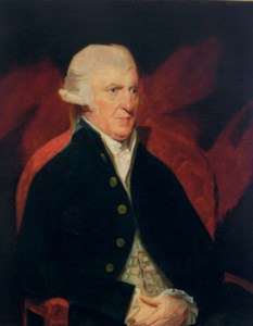 Portrait of Sir John Inglis Bart., bust-length, in a blue coat seated in an interior