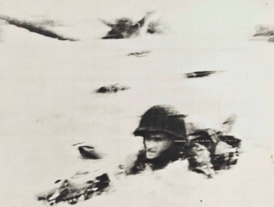 US Troops Assault Omaha Beach During the D-Day Landings, Normandy France, June 6, 1944