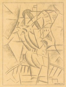 Studio per La donna al balcone