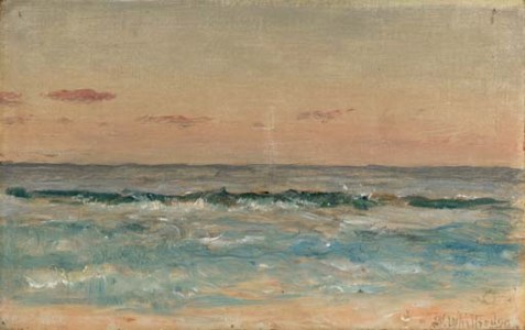 Waves Rolling in on a Sandy Beach