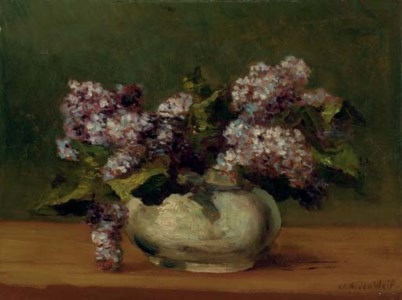 Lilacs in a Bowl