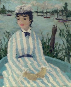 Femme prés de la mer