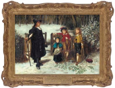 Gathering mistletoe