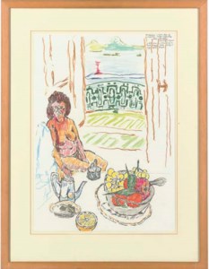 BREAKFAST WITH PATTI, THE BAY OF NAPLES BEYOND