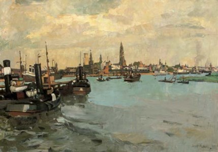 The harbour of Antwerp