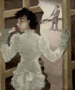 Chanteuse dans les coulisses - Singer in the wings