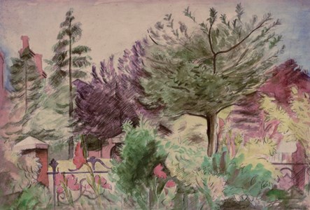 Trees in a garden