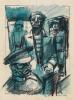 Interrogation (Study for Lithograph)