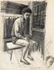 Study for Self Portrait as a Teenage Girl