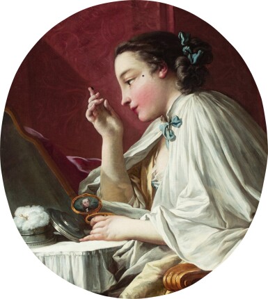 François Boucher, Une dame à sa toilette, also called La Mouche