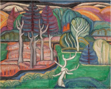 The Swamp and Portrait of a Man: A Double-Sided Work