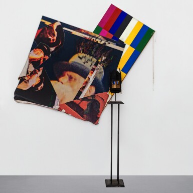 Beuys as Indian Chief and TV Eyes