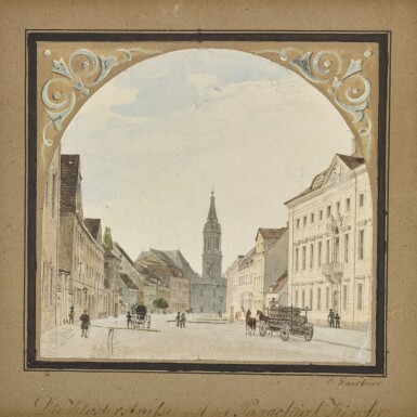 Die Klosterstrasse mit Parochialkirche (Klosterstrasse with the Parochialkirche)