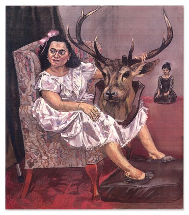 Snow White Playing with her Father's Trophies