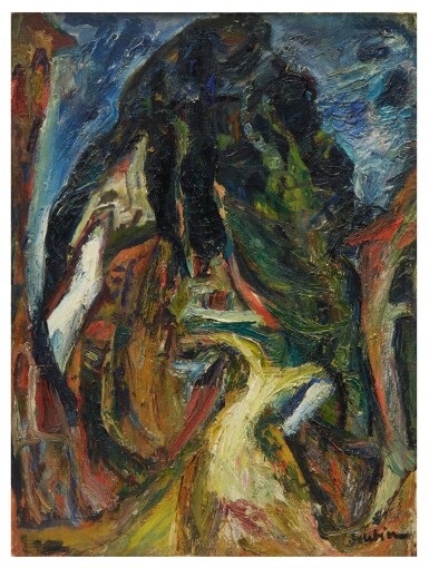 Chaim Soutine, Paysage de Gréolières