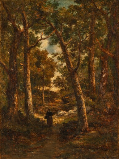 Sous-bois, fagotière de dos