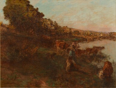 Herd by the Water's Edge (Troupeau au bord de l'eau)