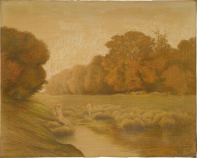 Nymphs by a Stream