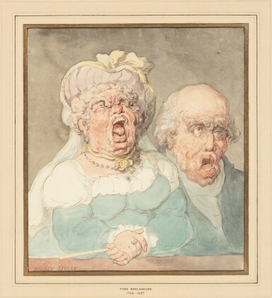 Grimacing man and woman | Homme et femme grimaçant