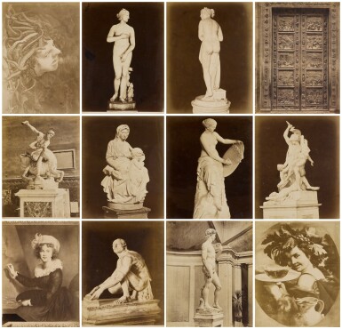 Selection d' images d'oeuvres de musées italiens (12 photographies)