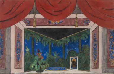 The Moor's Room, Set design for Petrushka | La chambre du Maure, projet de décor pour Petrouchka