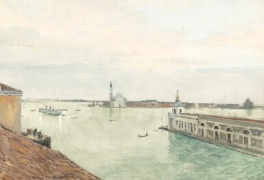 View of Venice with San Giorgio Maggiore | Vue de Venise avec San Giorgio Maggiore
