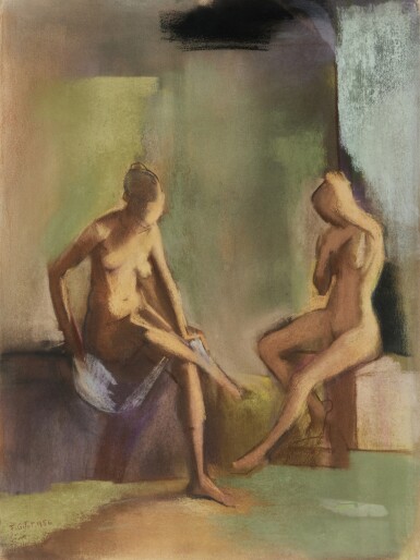 Two Figures at the Hammam