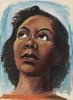 Untitled (Young Woman Looking Up)