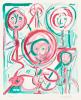 Three color lithographs