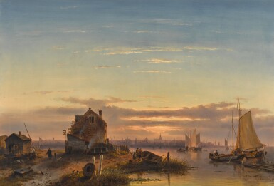 View of the IJ in Amsterdam