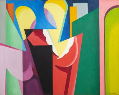 Alberto Magnelli, Deux torses de femmes
