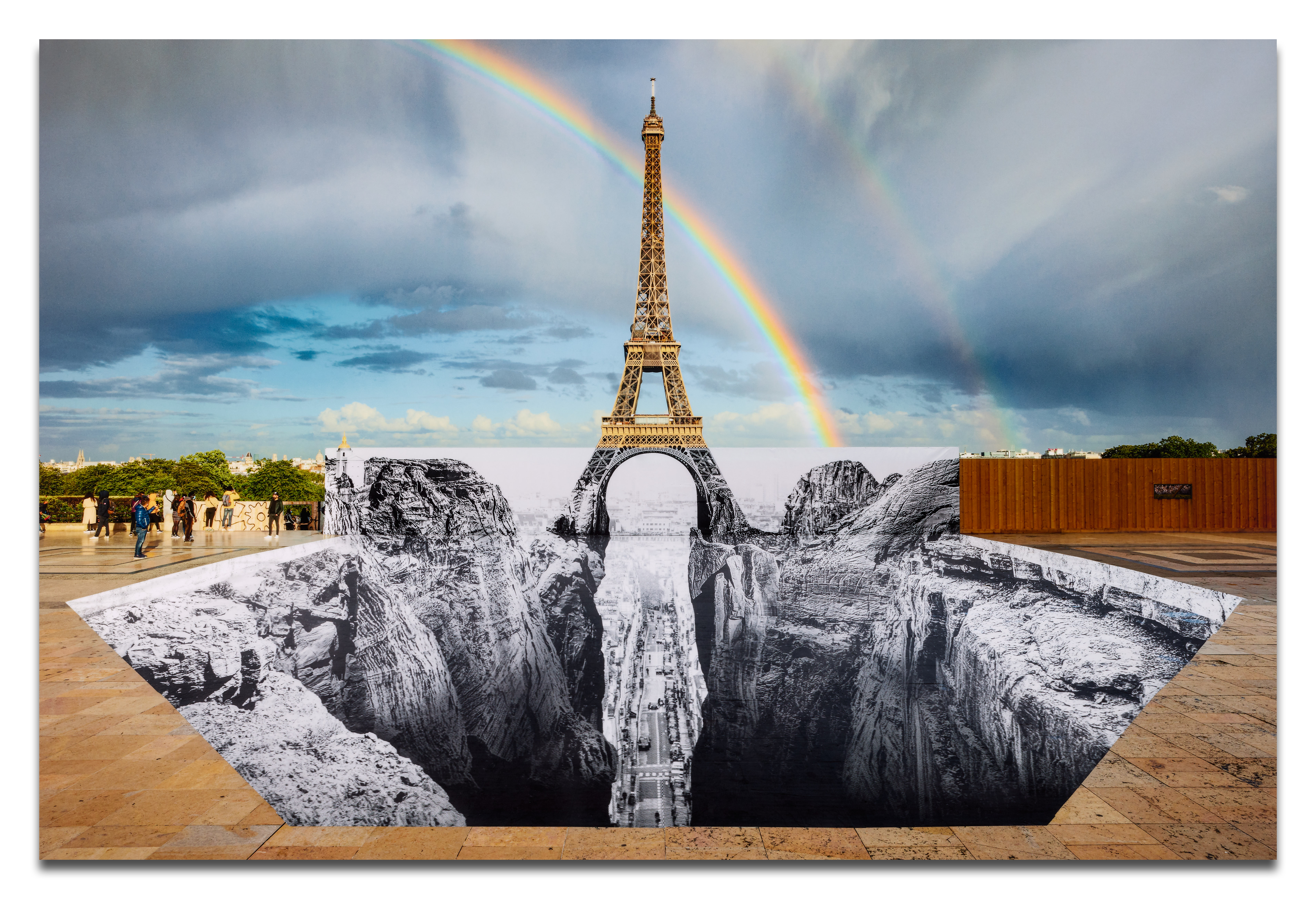 Trompe l'oeil, Les Falaises du Trocadéro, 21 mai 2021, 20h03, Paris, France - 2021