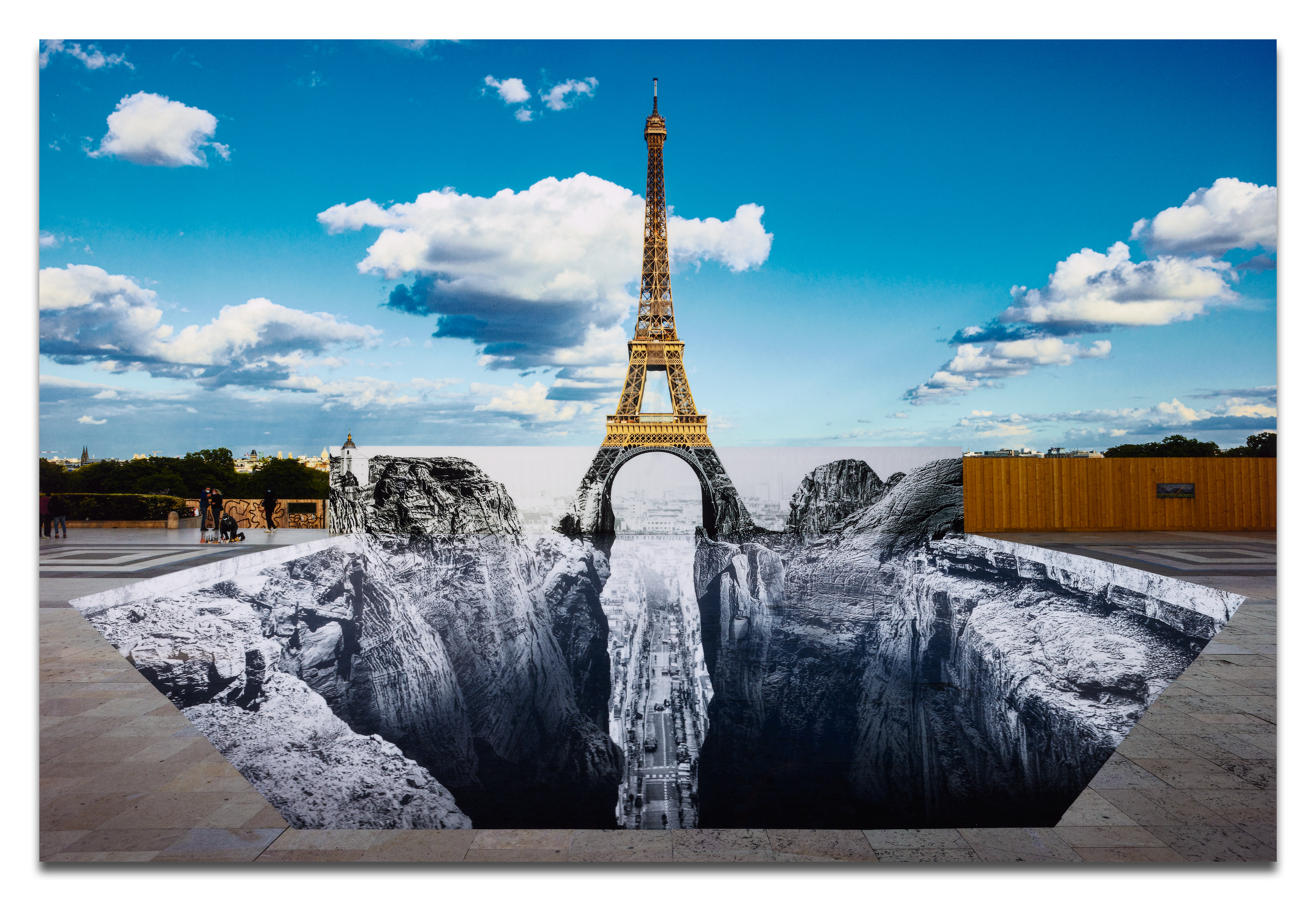 Trompe l'oeil, Les Falaises du Trocadéro, 19 mai 2021, 19h57, Paris, France - 2021