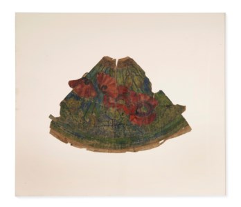 Cartoon and Filigree for a 20-Inch 'Poppy' Shade, circa 1910