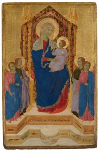 The Madonna and Child enthroned with Four Angels