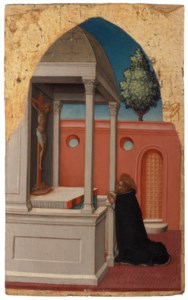 Saint Peter Martyr at prayer
