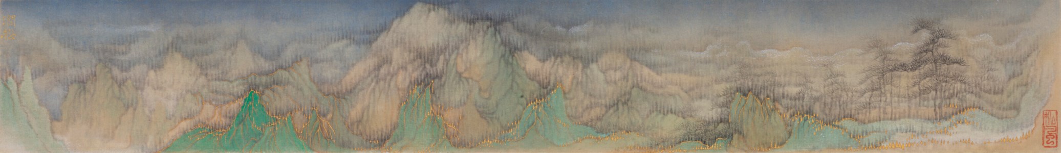 Green and Blue Landscape