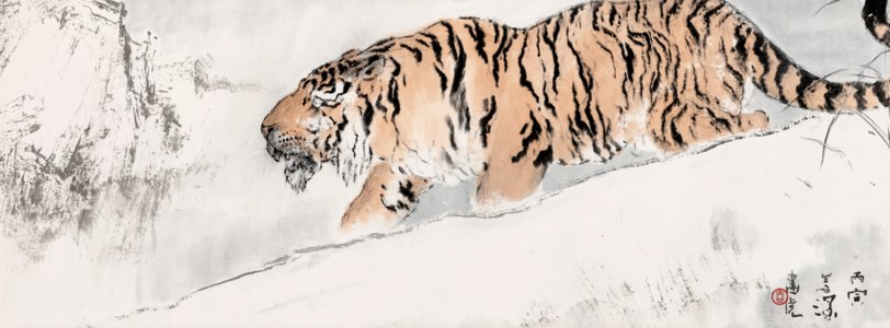 Tiger in the Snow