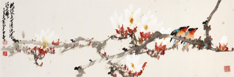 Magnolias and Birds