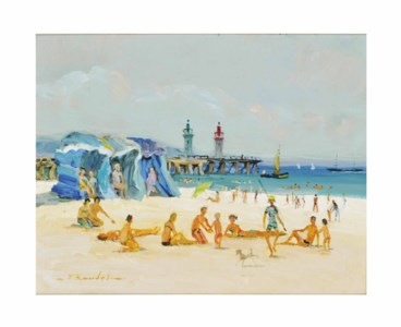 La Plage de Trouville, Deauville