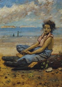 Samoan Girl on Beach