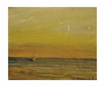 Sailboat and Moon